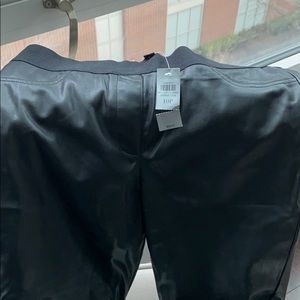 petite  leather leggings size 10p- NEW